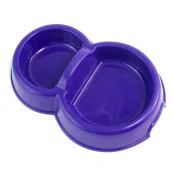 Миска Cristel №1 двойная в форме восьмерку, 0.12 л / 0.18 л