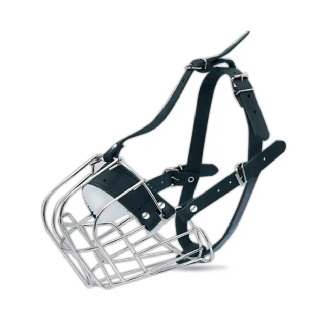 Намордник Cristel для для псів ротвейлера, хромований