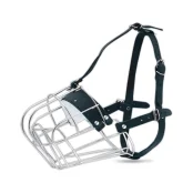 Намордник Cristel для кавказской овчарки, хромированный