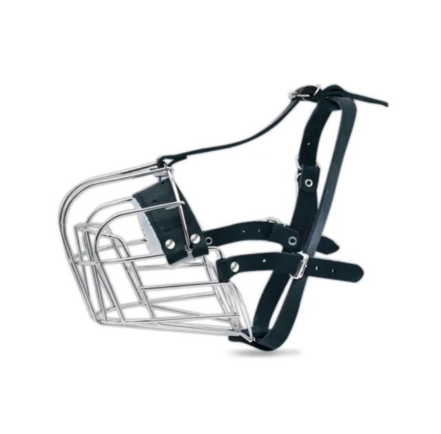 Намордник Cristel для ризеншнауцера, хромований