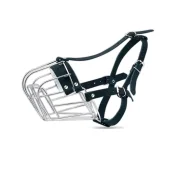 Намордник Cristel для стаффордширского терьера, хромированний