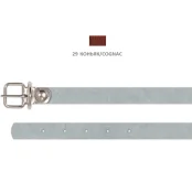 Ошейник Cristel для собак из кожи зенит, 10 мм / 20-26 см, коньяк