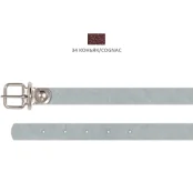 Нашийник Cristel для собак з лакованої шкіри зеніт, 10 мм / 20-26 см, коньяк