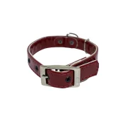 Нашийник Cristel для собак, "Лабутени" 15 мм / 32м, штучна шкіра, червоний