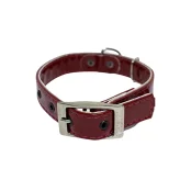 Нашийник Cristel для собак, "Лабутени" 15 мм / 40м, штучна шкіра, червоний