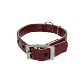 Нашийник Cristel для собак, "Лабутени", 12 мм / 32 см, штучна шкіра, червоний
