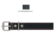 Ошейник Cristel для собак, кожаный, 35 мм / 65 см, чёрный