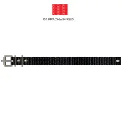 Нашийник Cristel для собак, нейлон, 13 мм / 35 см, червоний