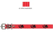 Нашийник Cristel для собак, нейлон, 15 мм / 40 см, червоний