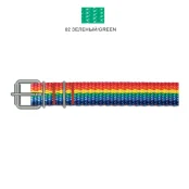 Нашийник Cristel для собак, нейлон, 20 мм / 50 см, зелений