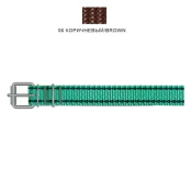 Нашийник Cristel для собак, нейлон, 25 мм / 60 см, коричневий