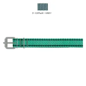 Нашийник Cristel для собак, нейлон, 25 мм / 60 см, сірий