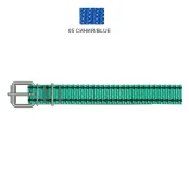 Нашийник Cristel для собак, нейлон, 25 мм / 60 см, синій