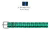 Нашийник Cristel для собак, нейлон, 25 мм / 60 см, чорно-синій