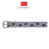 Нашийник Cristel для собак, нейлон, 30 мм / 70 см, червоний