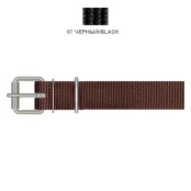 Нашийник Cristel для собак, нейлон, 40 мм / 77 см, чорний