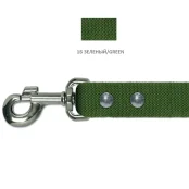 Повідець Cristel для собак з брезенту, 30 мм / 2 м, зелений