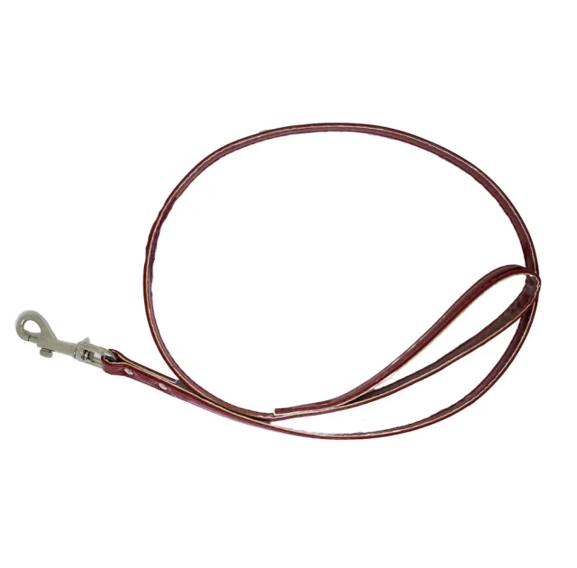 Повідець Cristel для собак, "Лабутени", штучна шкіра, 12 мм / 110 см червоний