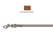 Поводок Cristel для собак, кожа зенит, 8 мм / 140 см, рыжий