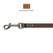 Поводок Cristel для собак, кожаный, 14 мм / 140 см, рыжий