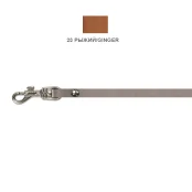 Поводок Cristel для собак, кожаный, 8 мм / 140 см, рыжий