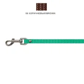 Повідець Cristel для собак, нейлон, 10 мм / 2 м, коричневий