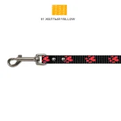 Повідець Cristel для собак, нейлон, 15 мм / 2 м, жовтий