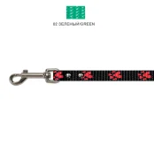 Повідець Cristel для собак, нейлон, 15 мм / 2 м, зелений