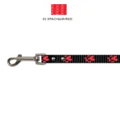 Повідець Cristel для собак, нейлон, 15 мм / 2 м, червоний