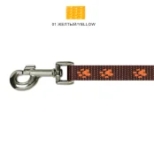 Повідець Cristel для собак, нейлон, 20 мм / 2 м, жовтий