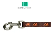 Повідець Cristel для собак, нейлон, 20 мм / 2 м, зелений