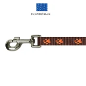 Повідець Cristel для собак, нейлон, 20 мм / 2 м, синій