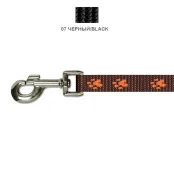 Повідець Cristel для собак, нейлон, 20 мм / 2 м, чорний