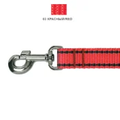 Повідець Cristel для собак, нейлон, 25 мм / 2 м, червоний