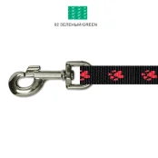 Повідець Cristel для собак, нейлон, 30 мм / 3 м, зелений