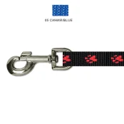 Повідець Cristel для собак, нейлон, 30 мм / 3 м, синій