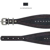 Фігурний нашийник Cristel "Такса" для собак, лакована шкіра зеніт, з прикрасою, 16 мм / 35 см, чорний