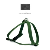 Шлейка Cristel для собак из брезента, малая, универсальная, 20 мм, чёрная