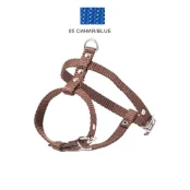 Шлейка Cristel для собак, нейлон, 13 мм / 20-25 см / 34-40 см, синий