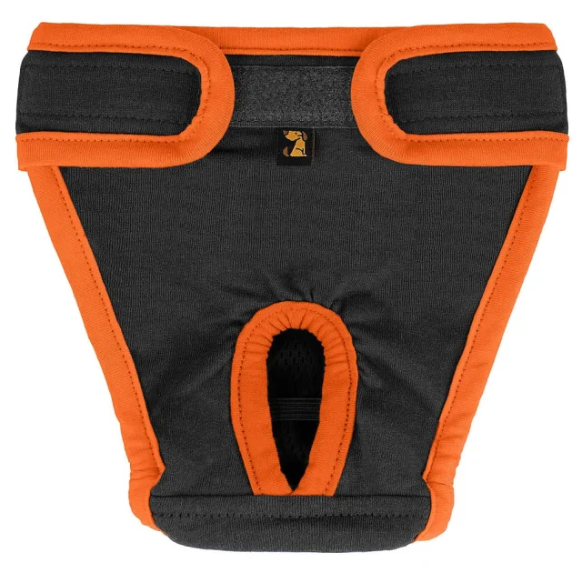 Трусы гигиенические BronzeDog для собак, трикотаж, регулируемые, серый, XL