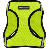 Шлея BronzeDog Mesh Vest для собак, сітчастий нейлон, лимонний, 42-47 см