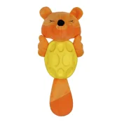 Іграшка BronzeDog Jumble м'яка звукова лисиця, для собак, з ароматом ванілі, помаранчевий, 27×8 см