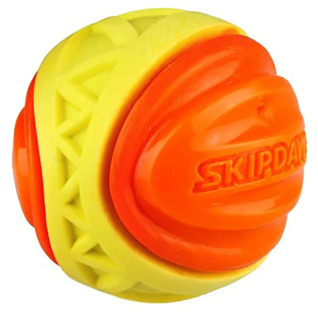 Игрушка-мяч для собак BronzeDog Skipdawg X-Foam ball, свистящий, 7 см