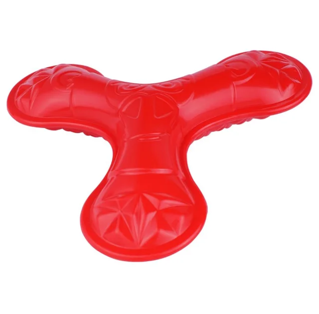 Игрушка-пирамида для собак BronzeDog Red Spin, плавающая, 16 см