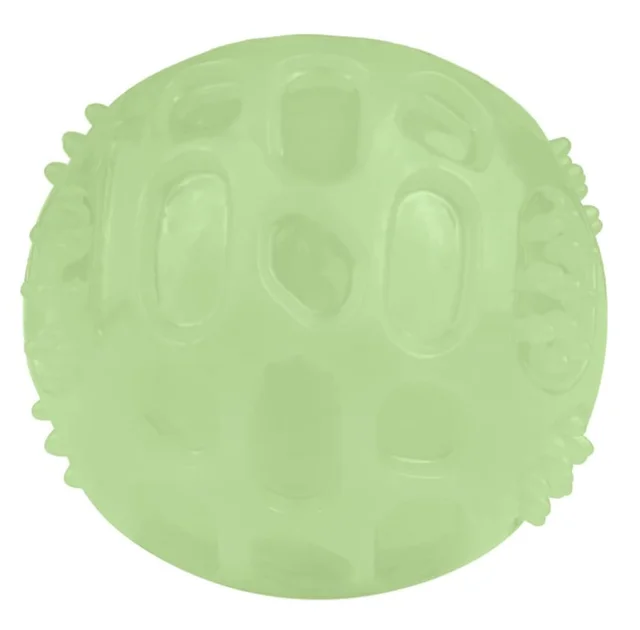 Игрушка-мячик для собак BronzeDog Chew Ball, светонакопительная, 7.5 см