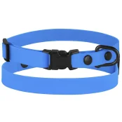 Нашийник BronzeDog Active, для собак і котів, водовідштовхувальний, фастекс пластик, блакитний, 18-28×1 см