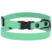 Нашийник BronzeDog Active, для собак і котів, водовідштовхувальний, фастекс метал, зелений, 18-28×1 см