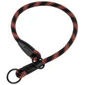 Нашийник-зашморг BronzeDog Active для собак, альпіністський шнур, світловідбиваючий, чорно-помаранчевий, 41 см