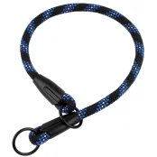 Нашийник-зашморг BronzeDog Active для собак, альпіністський шнур, світловідбиваючий, чорно-синій, 46 см