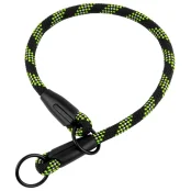 Нашийник-зашморг BronzeDog Active для собак, альпіністський шнур, світловідбиваючий, чорно-зелений, 56 см